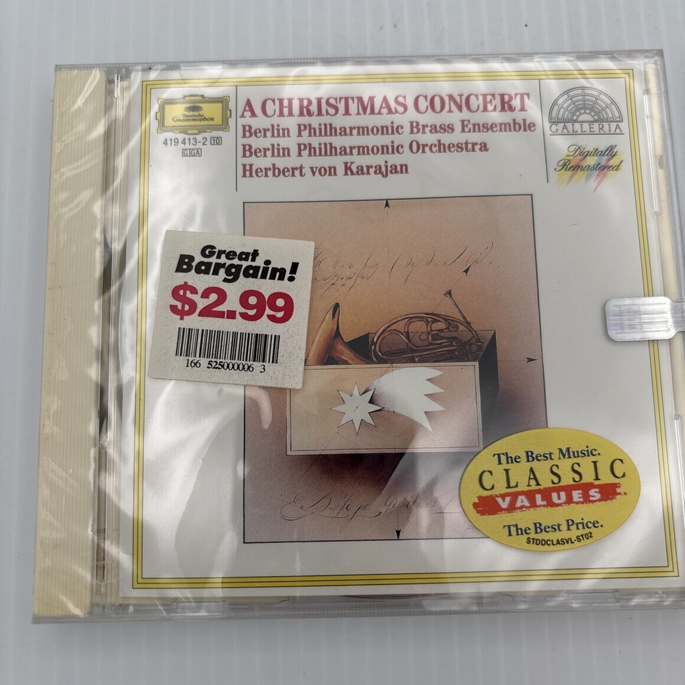 Herbert von Karajan A Christmas Concert CD Berlin Philharmonic Galleria